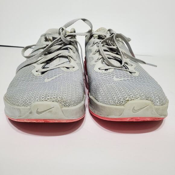 Nike Metcon 5 Grey Pink Cross Training Weightlifting Crossfit Shoe Womens Size 9 - Picture 10 of 13